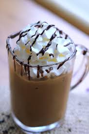 creamy blended frozen mocha just 6