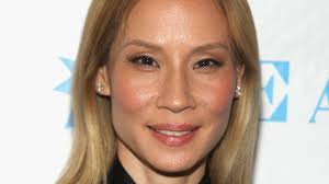 lucy liu debuts new blonde hair color
