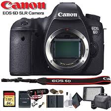Kamera camera dslr canon eos kiss x7 atau 100d. Buy Canon Eos 6d Dslr Camera 8035b002 W Bag Extra Battery Led Light Mic Filters And More Advanced Bundle Features Price Reviews Online In India Justdial