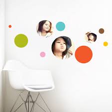 Bubble Up Circle Photo Wall Decals