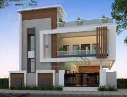 Modern-House-Exterior-Plans | Architecture Design | Naksha Images | 3D  Floor Plan Images | Make My House Completed Project gambar png