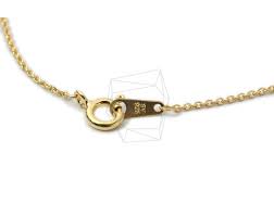 Chn-015-g/1pcs-chain for Necklace/230 Chain/ 16.5inch/gold - Etsy Hong Kong