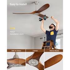 indoor outdoor wood ceiling fan