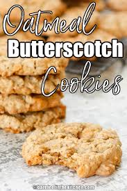 chewy oatmeal erscotch cookies