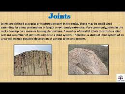 Joints In Engineering Geology Hindi