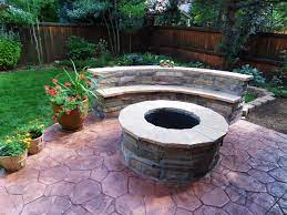 Maybe you would like to learn more about one of these? Flagstone Firepit Sitting Area Klassisch Patio Denver Von Cf Landscape Concrete Houzz