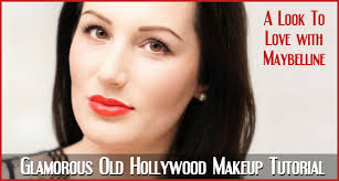 glamorous old hollywood makeup tutorial