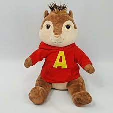 Build A Bear Alvin & The Chipmunks Plush Stuffed Animal Toy BAB W/ Red  Hoodie | eBay