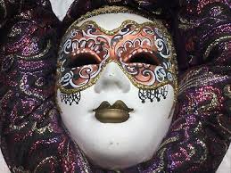 Vintage Venetian Mask Marega Carlo