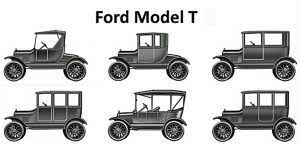 ford model t and model a