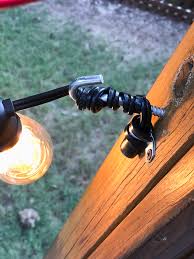 Adding Patio String Lights To The Deck