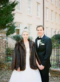 Brides Wearing Fur Coats Keepsake