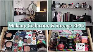 my makeup collection storage 2016