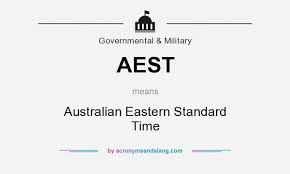 aest australian eastern standard