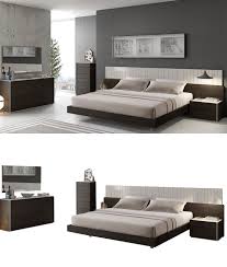 Merax 6 pieces bedroom furniture set, bedroom set with king size platform bed, two nightstands, dresser, chest and mirror, rich brown color. Bedroom Sets 20480 Jandm Porto Contemporary King Bedroom Set In Light Grey And Wenge 5 Piece Buy I King Bedroom Sets Modern King Bedroom Sets Bedroom Sets