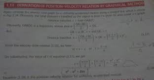 1 13 Derivation Ofposition Velocity