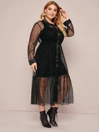 Shop online for summer dresses, sundresses, casual dresses, boho maxi dresses & more. Plus Polka Dot Sheer Mesh Blouse Shein Usa Sheer Outfits Soiree Dresses Plus Size Fall Outfit