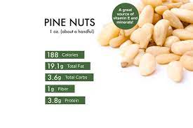 Pine Nuts Nutrition Facts Health Benefits Substitutes Pictures gambar png