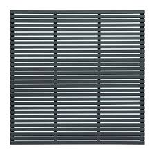 Grey Slatted Fence Panel