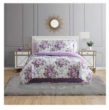 Fl Purple Bedding Reversible Sheets