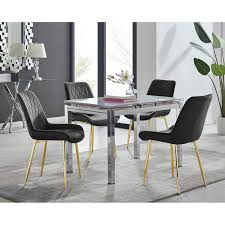 Luxury Upholstered Velvet Dining Chairs