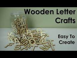 3 amazing wooden letter craft ideas