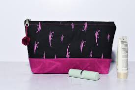 zippered pouch makeup bag