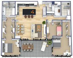 3 bedroom luxury apartment plan