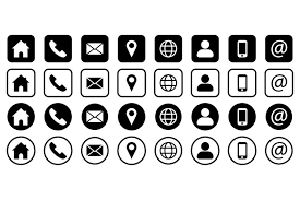 information icons social a icons