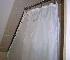 Shower Curtain Sloped Ceiling Bathroom