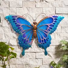 Large Erfly Glass Wall Art