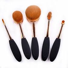 oval foundation brush 5 makeup brushes