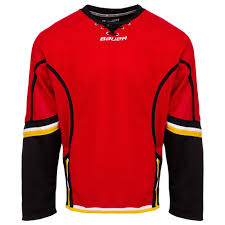 Bauer 800 Series Youth Hockey Jersey Red Gold Black