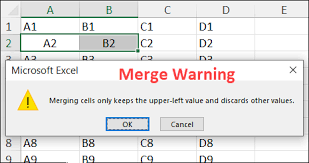 to merge cells or combine cells in excel