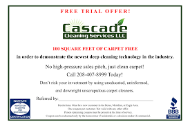 specials cascade cleaning services