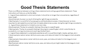examples of a good thesis statement for an essay eymir mouldings co 