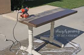 how to refinish a table stacy risenmay