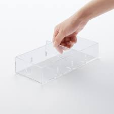 acrylic storage box 6 drawers a4