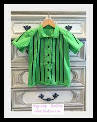 Patty Shirt Green Striped Shirt Green and Black Striped - Etsy Norway