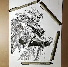 Learn how to draw goku super saiyan 3 pictures using these outlines or 777x1028 super saiyan 3 goku lineart by brusselthesaiyan. Super Saiyan 3 Goku Dragonballz Dragonball Dbz Anime Animeart Drawing Drawing