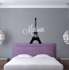 Personalized Name Paris Wall Decal