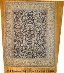 pictorial persian nain rug no r624