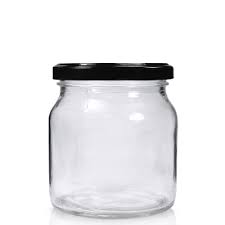 530ml glass food jar lid food