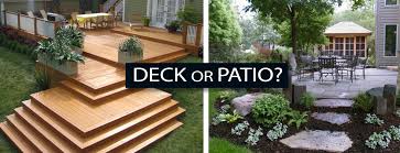 Deck Or Patio How To Pick The Best