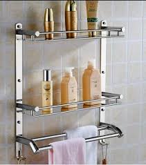 Double Shelf With Towel Holder