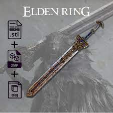 STL file Blaidd Sword, Royal Greatsword (Elden Ring)・3D printing model to  download・Cults