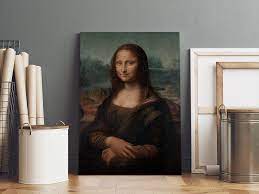 Mona Lisa del Giocondo door Leonardo da Vinci (1503–1506) - Kunst op Canvas