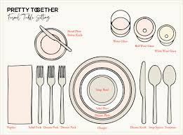 how to properly set a table pretty