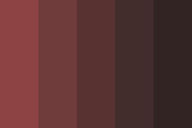 brown with reddish tint color palette