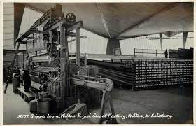 1905 15 rppc gripper loom wilton royal